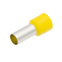 Puntera aislada para cable de 25.00mm² [Amarillo][AWG 4][100u. Bulk]