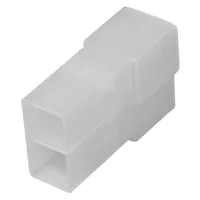 Plastic T-case for male FastON terminals, 2-way [25u. Blister]