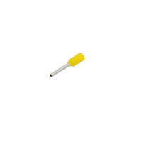 Puntera aislada para cable de 0.25mm² [Amarillo][AWG 26][100u. Bulk]