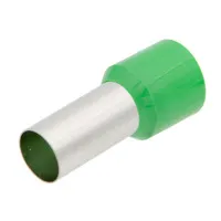 Puntera aislada para cable de 50.00mm² [Verde][AWG 1][100u. Bulk]