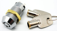 INTERRUPTOR CERRADURA OFF-ON, CON DOS LLAVES, 125V. 4A  (250V. 2A)