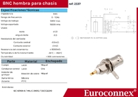 BNC HEMBRA CHASIS, ROSCA LARGA