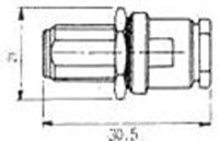 RG-58, N HEMBRA CHASSIS, TIPO ROSCAR