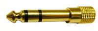 6.4mm ESTEREO MACHO - 3.5mm ESTEREO HEMBRA, DORADO