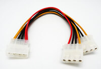 CABLE INTERNO DE ALIMENTACION, 5.25" MACHO - 2*5.25" HEMBRA