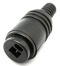 Conector hembra DIN de 2 pines para altavoz con terminales de tornillo
