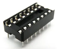 16P. ZOCALO C.I., 2.54mm, PINS ESTAMPADOS