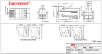 RJ45 Cat.6 FTP(BLINDADO) 8P8C 50U", CON GUIA
