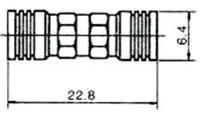 RG-174U, SMB DOBLE MACHO