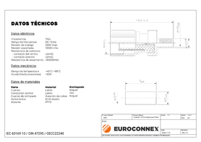 Conector 1.6/5.6 Macho Crimpar para FLEX3