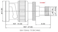 SMA HEMBRA (NORMAL) - BNC R/P MACHO