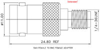 SMA HEMBRA (NORMAL) - BNC R/P HEMBRA