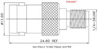 SMA HEMBRA (NORMAL) - BNC R/P HEMBRA