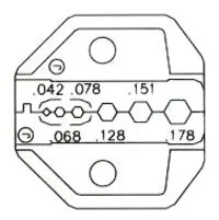 HERRAMIENTA PROFESIONAL PARA CRIMPAR RG-174,179, BELDEN 8218