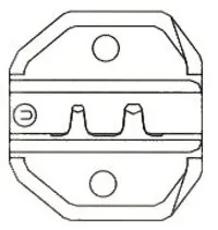 HERRAMIENTA PROFESIONAL PARA CRIMPAR TERMINALES SIN AISLAR Y SUB- D, V.35 CONECTORS