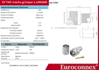R/P LMR400/RG213, TNC Macho Crimpar, PTFE