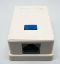 Cat.6 CAJA SUPERFICIE, 1-SALIDA, RJ45, 50U"