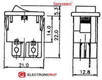 INTERRUPTOR 4P. ON-OFF, 125V. 10A (250V.- 5A)
