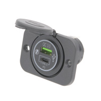 Base de alimentacion para panel USB-A y USB-C PD [36W]