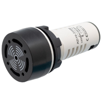 Zumbador industrial para panel 80dB, 22mm, 24V | Señal Intermitente