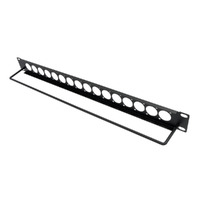 PatchPanel 12 puertos para connectores de audio/video a tornillo XLR / speakON / HDMI