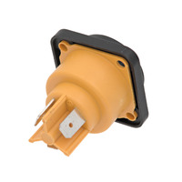 Base hembra para connectores de corriente 3 Contactos 20A, compatible con powerCON TRUE1