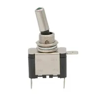 INTERRUPTOR 2P. A PALANCA CON LED VERDE, ON-OFF,  12V / 20A