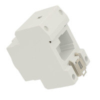Enchufe de corriente tipo F (Shucko) para Carril DIN | GRIS