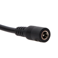 Cable alimentacion 5.5x2.1 hembra a abierto, 2x18AWG, 0.5m