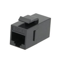 Acoplador Keystone Cat.6 Negro, RJ45 doble hembra