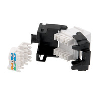 RJ45 UTP Keystone Cat.6 sin herramientas, 180 grados