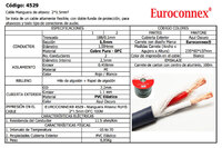 Manguera Altavoz 2x1.50mm² 100m - OFC
