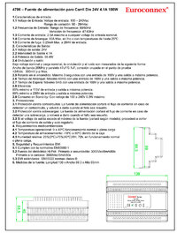 F. Alimentación Carril Din 24V 4.1A 100W
