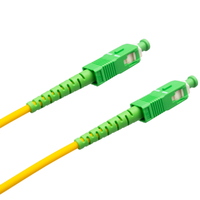 SC/APC-SC/APC LSZH Simplex Monomodo, 100m