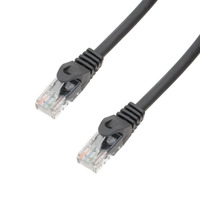 Cat.6 UTP LSZH, 26 AWG, 2m, Negro