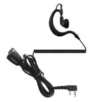 Micro-auricular ergonómico giratorio con micro tipo solapa, para KENWOOD, TEAM y HYT