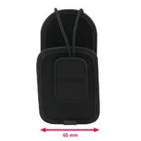 Funda universal con clip en tejido cordura y color negro. Tamaño pequeño