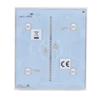 Ajax LightSwitch CenterButton 1-gang/2-way. Pulsador Central Simple. Color Blanco