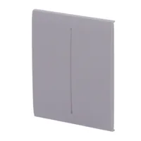 Ajax LightSwitch CenterButton 2-gang. Plusador Central Doble. Color Gris