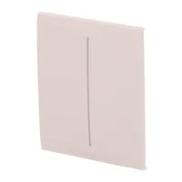 Ajax LightSwitch CenterButton 2-gang. Plusador Central Doble. Color Marfil