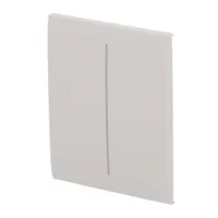 Ajax LightSwitch CenterButton 2-gang. Plusador Central Doble. Color Ostra