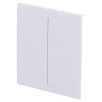 Ajax LightSwitch CenterButton 2-gang. Plusador Central Doble. Color Blanco