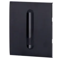 Ajax - LightSwitch CenterButton (Dimmer) Color negro. Panel táctil para interruptor de luz regulable - Compatible con AJ-LIGHTCORE-DIMMER - Retroiluminación LED