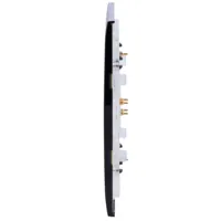 Ajax - LightSwitch CenterButton (Dimmer) Color negro. Panel táctil para interruptor de luz regulable - Compatible con AJ-LIGHTCORE-DIMMER - Retroiluminación LED