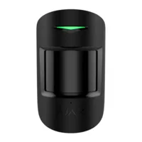 Detector PIR y rotura de cristal - Ajax Superior - Soporte con tornillo de fijación/Pila Panasonic - Certificado Grado 2 - Inalámbrico 868 MHz Jeweller - Rango de detección PIR 12 m - Rango de detección rotura de cristal 9 m