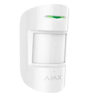 Ajax CombiProtect. Detector PIR y rotura de cristal inalámbrico. Color blanco