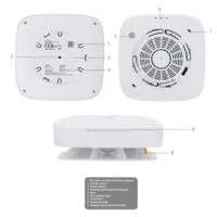 Ajax FireProtect 2 SB Heat/Smoke/CO. Batería Integrada. Color Blanco