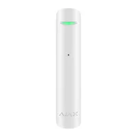 Detector de rotura de cristal - Ajax Superior - Soporte con tornillo de fijación - Alimentación 1 pila CR123A 3.0 V Panasonic - Inalámbrico 868 MHz Jeweller - Rango de detección 9 m - Certificado grado 2