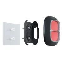 Ajax Holder. Soporte para fijar Button o DoubleButton en superficies. Color negro