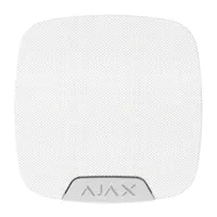 Sirena para interior - Ajax Superior - Alimentación 2 pilas CR123A 3.0 V Panasonic - Soporte con tornillo de fijación - Inalámbrico 868 MHz Jeweller - Presión sonora máxima 105 dB / Sonido regulable - Certificado grado 2